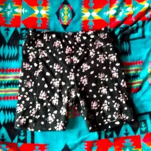 Floral biker shorts